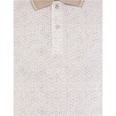 Taş Slim Fit Baskılı Polo Yaka Tişört