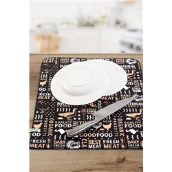 HAMUR Bulaşık Kurutma Matı 42x50 Cm Pedi Kurulama Bezi Örtüsü Mf-068 E50MF0851368