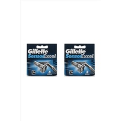 Gillette, Sensor Excel 5'li Yedek Tıraş Bıçağı Başlığı 2 Kutu