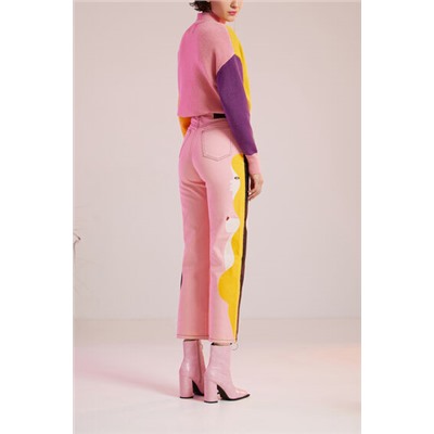 Pantalón culotte cropped