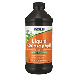Now Foods, Liquid Chlorophyll, Хлорофилл в жидкости, 473мл, нейтральный