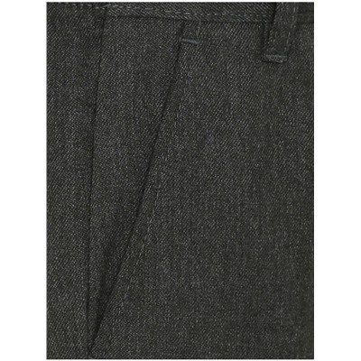 Boys Grey Half Elastic School Trouser 2 Pack