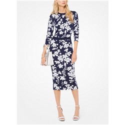 MICHAEL MICHAEL KORS Floral Stretch-Viscose Pullover