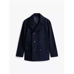 Classic Wool-Blend Peacoat