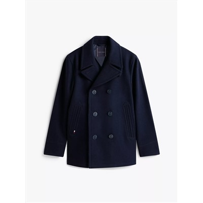 Classic Wool-Blend Peacoat
