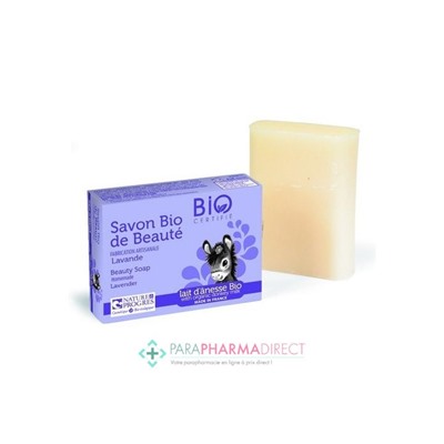 BioSince 1975 Savon de Beauté au Lait d'Anesse BIO Lavande 100g