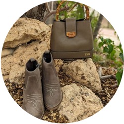 TEKILA 7005 Taupe+Ab.Zapatos PELLE Bambu (630) taupe АКЦИЯ