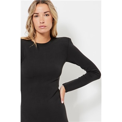Vestido de tubo - Negro