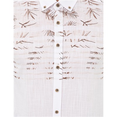 Kahverengi Slim Fit Uzun Kollu Gömlek