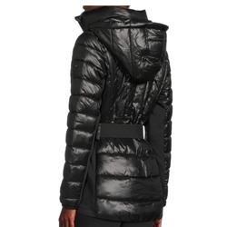 DKNY Belted Hooded Puffer Jacket