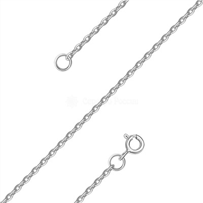 Цепь из серебра родированная - Якорь, 50 см ЯКр-50р50,0 Якорь кр
