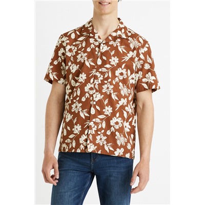 Camisa relax - Marrón