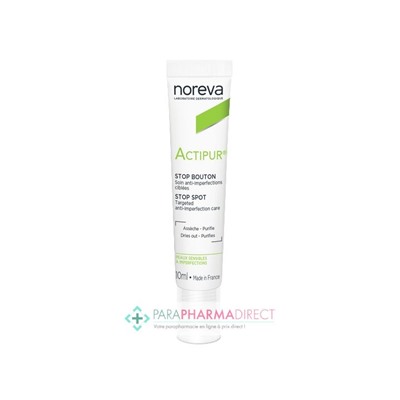 Noreva Actipur Stop Bouton Soin Anti-Imperfection Ciblées Peaux Sensibles à Imperfections 10ml