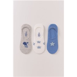 Pack 3 calcetines invisibles algodón Mafalda