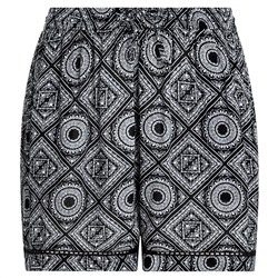 Damen Shorts mit Allover-Motiv