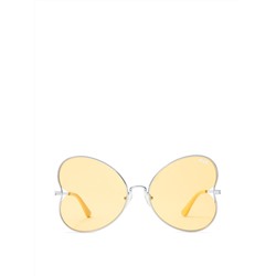 PINK Oversized Butterfly Heart Sunglasses