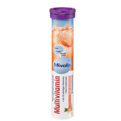 Mivolis Multivitamin Brausetabletten, 82 g