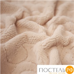 Велюровое полотенце 70х135 см Eleganta Aphrodite 500 г/м2, светло-бежевый