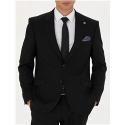Siyah Slim Fit Takım Elbise