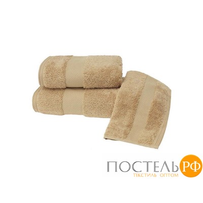 1010G10056118 Полотенце Soft cotton DELUXE горчичный 75X150
