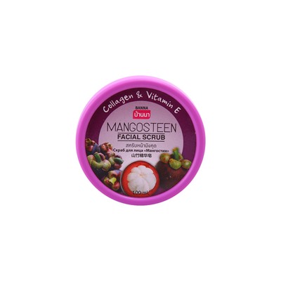 Скраб для лица с мангостином Banna 100 gr/ Banna Mangosteen Facial scrub 100 gr