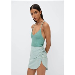 Pareo vichy algodón -  Mujer | MANGO OUTLET Melilla