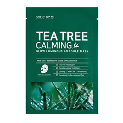 SOME BY MI TEA TREE CALMING GLOW LUMINOUS AMPOULE MASK Ампульная тканевая маска для лица с экстракто 25г