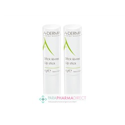 A-Derma Les Indispensables Stick Lèvres 2x4gLot  × 2