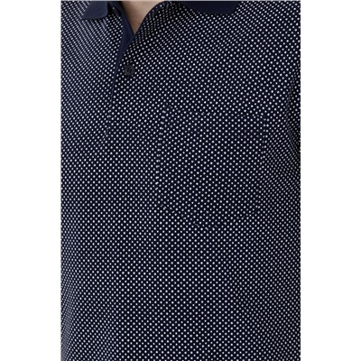 Erkek Regular Fit Polo Yaka Lacivert Tişört