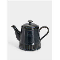 Чайник заварочный, 1 л, фарфор P, черно-синий, в крапинку, Black Kitchen