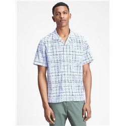 Print Button-Front Shirt