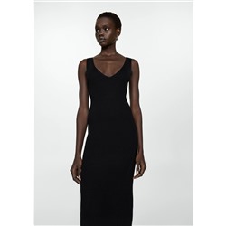 Vestido tirantes punto