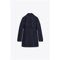 SEMI-LONG TRENCH COAT WITH BELT