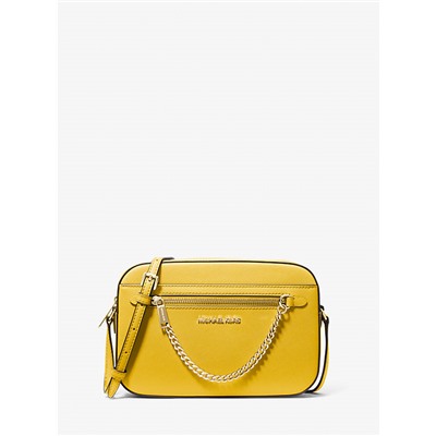 Jet Set Large Saffiano Leather Crossbody Bag