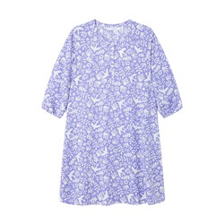 Camisola viscosa lila estampado