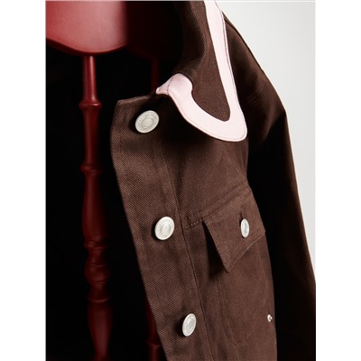 Jacke mit dekorativem Kragen