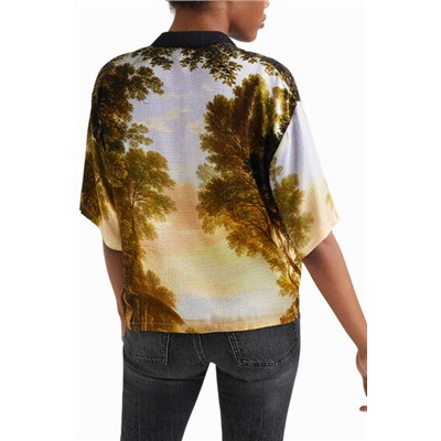 Camisa corta print digital