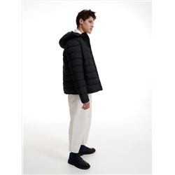 Steppjacke mit Kapuze