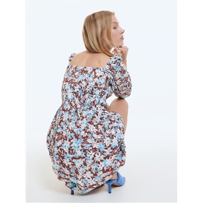 EcoVero™ Gemusterte Bluse
