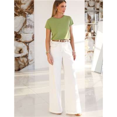 Футболка из премиального хлопка с эластаном