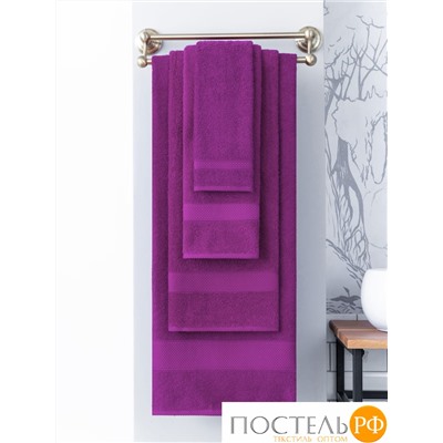 Полотенце Arya Однотонное 30X50 Miranda Soft Фуксия