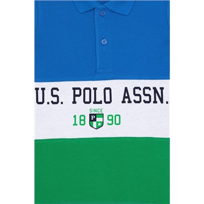 Erkek Çocuk Yeşil Polo Yaka Tişört