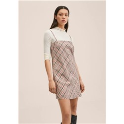 Vestido cuadro escocés -  Mujer | MANGO OUTLET España