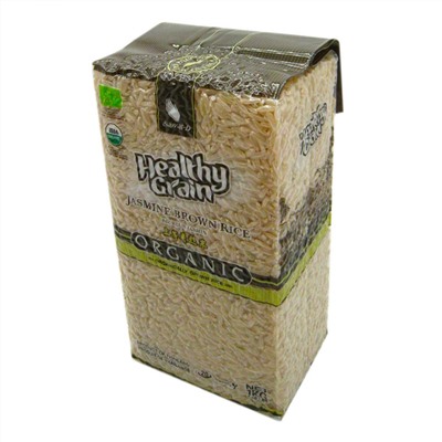 AROY-D Brown jasmine rice organic Рис коричневый жасминовый тайский органический 1кг