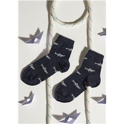 Kurze Socken mit Allover-Muster für Kinder