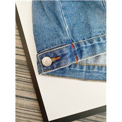 Tomm*y Hilfige*r  👕  джинсовка для мальчиков и девочек, модель oversize