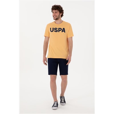 Erkek Regular Fit Bisiklet Yaka Kavun Basic Tişört