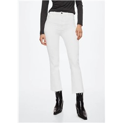 Jeans bootcut tiro alto -  Mujer | MANGO OUTLET España