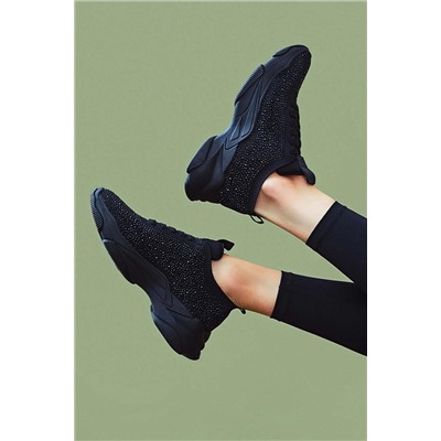 Derimod Kadın Taşlı Kalın Tabanlı Sneaker 23WFD43056F