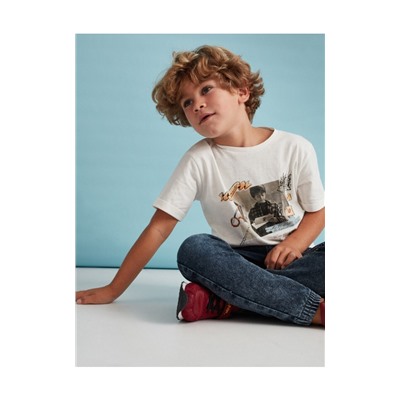 T-Shirt aus Baumwolle mit Druck Harry Potter